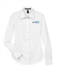 Image of Women's Stretch Twill Woven Shirt - White